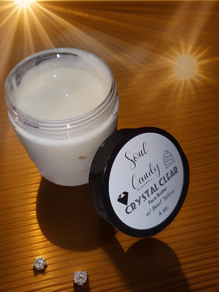 Crystal Clear Face Butter (w/Beef Tallow and Frankincense)