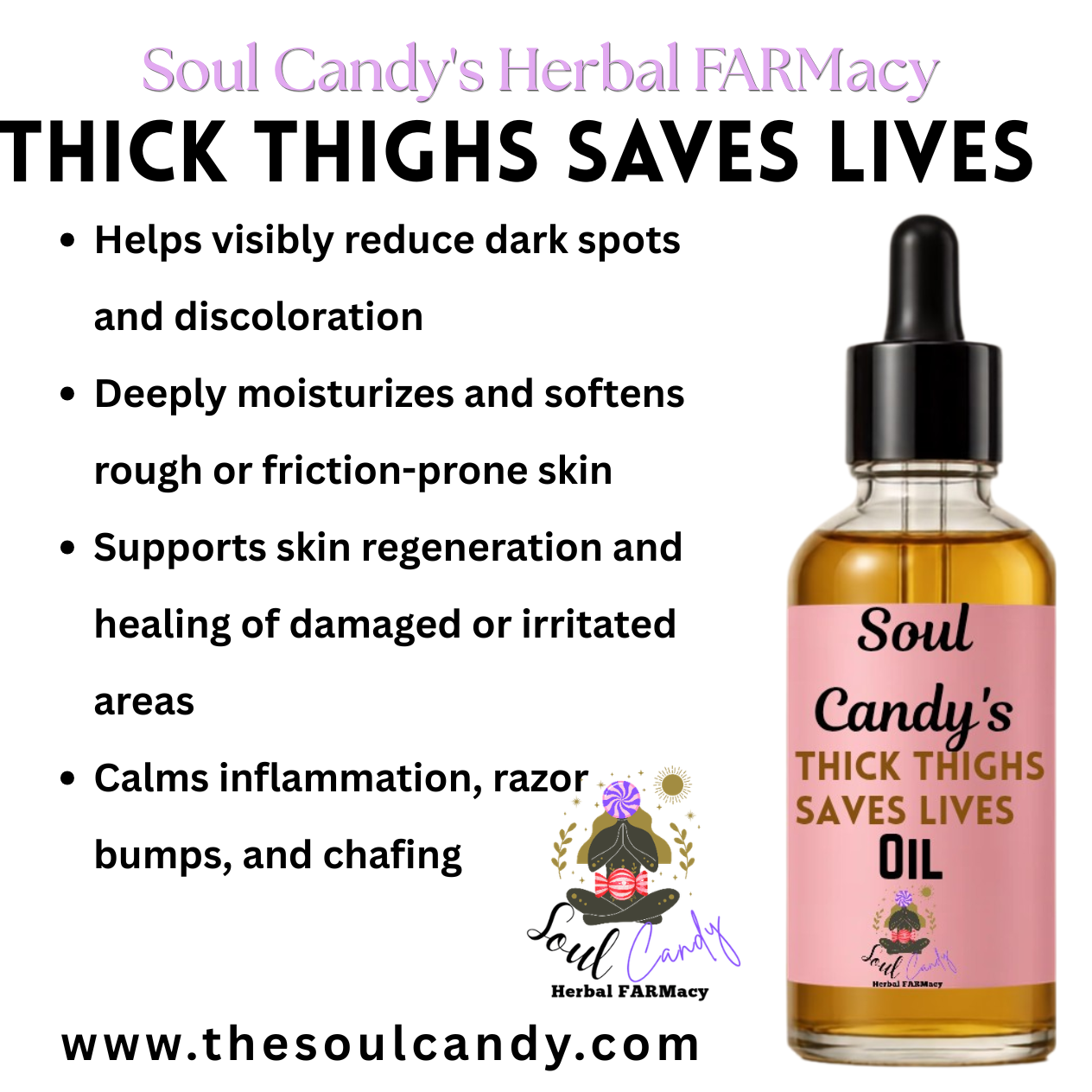 Thick Thighs Saves Lives (Inner Thigh Brightener)